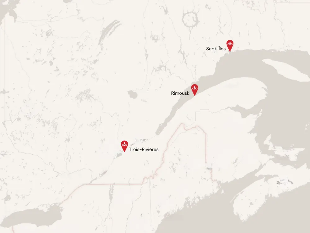 Hotels Gouverneur Groupe carte des hôtels
